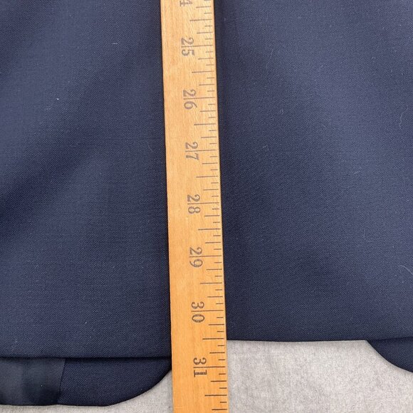 Chaps Blazer Men 42 Blue Gold Logo Buttons Classic Sport Jacket Executive VTG - Picture 8 of 12